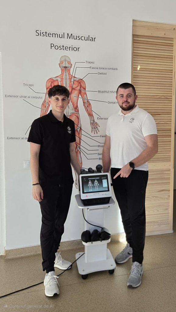 Erik Teremi, fiziokinetoterapeut la Clinica Kineticfit, Satu Mare